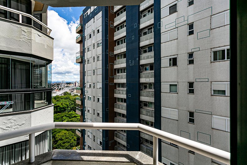 Piscina no Rooftop com Vista Mar e Pontes #CA22