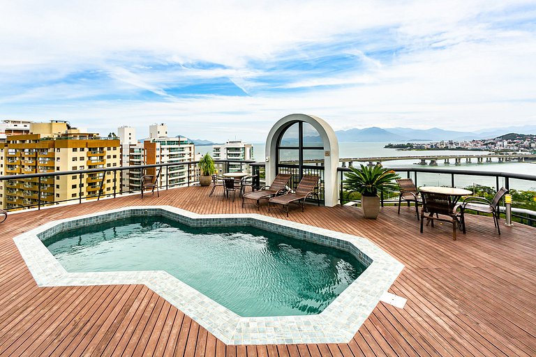 Rooftop Pool | Balcony with Sea View #CA45