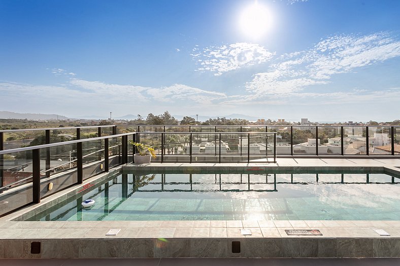 WI-FI 1000MB | Piscina no Rooftop #CHA07